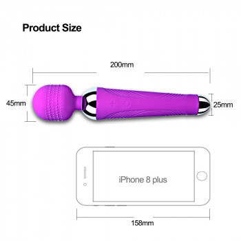 Powerful Magic Wand AV Vibrator-Pink for Women USB Charging Imported